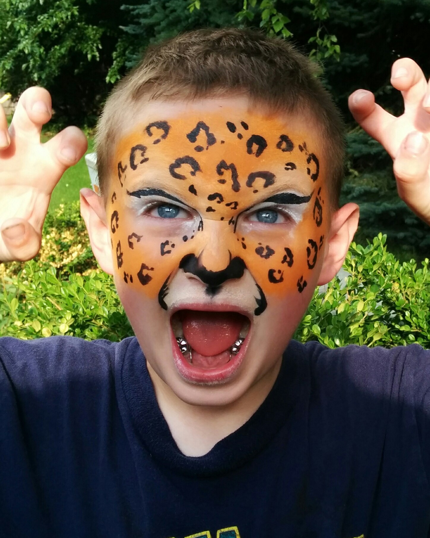 Cheetah Face Paint Easy - www.inf-inet.com